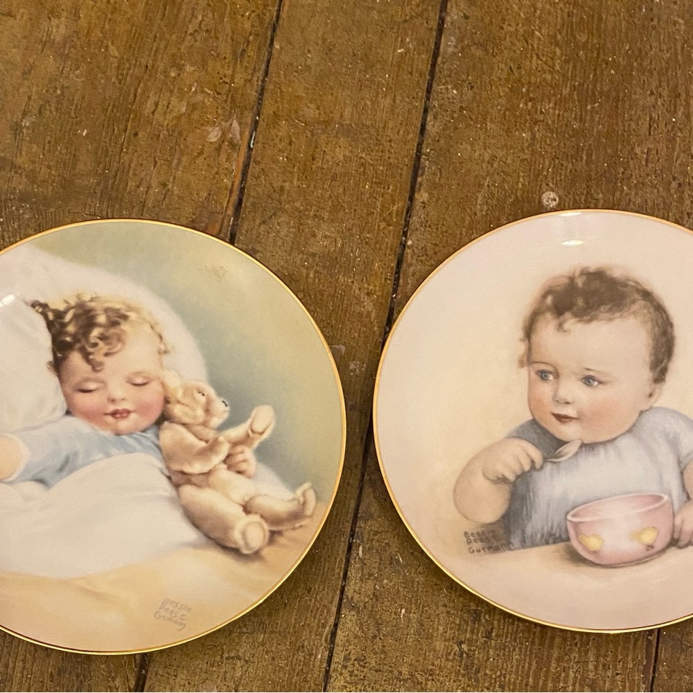 Bessie Pease Gutmann 2 collector plates